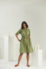 Olive Green Dress