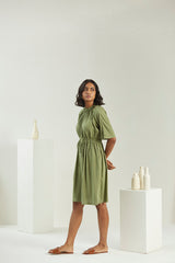 Olive Green Dress