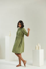 Olive Green Dress