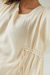 Candlelit Beige Blouse