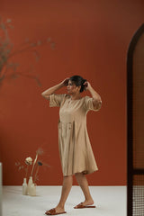 Stonish Beige Dress