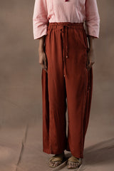 Farah ruffled palazzo pants