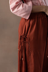 Farah ruffled palazzo pants