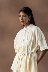 Maahru pleated shirt