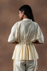 Maahru pleated shirt