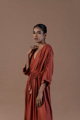 Aafreen wrap dress