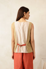 Cairn check vest