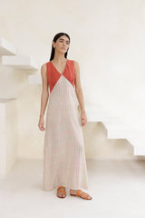 Iris check dress