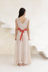 Iris check dress