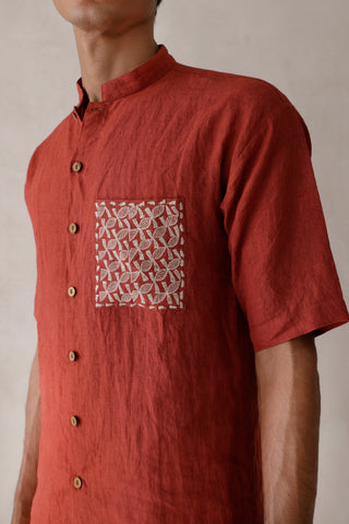 Naren embroidered shirt