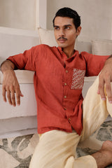 Naren embroidered shirt