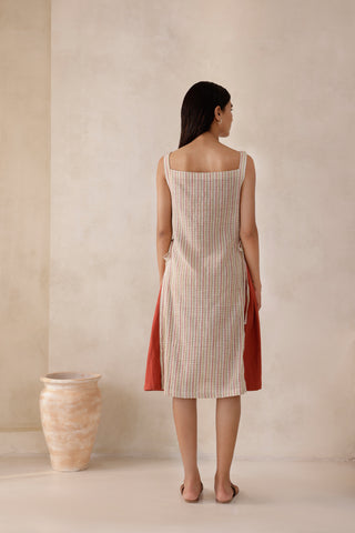 Raya check dress