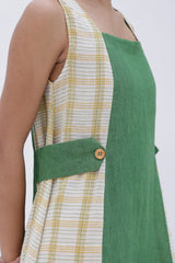 Bloom panelled dress