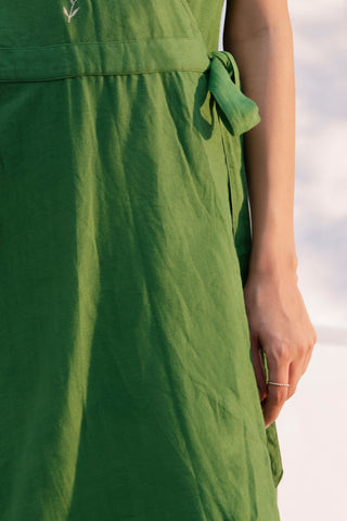 Meadow embroidered dress
