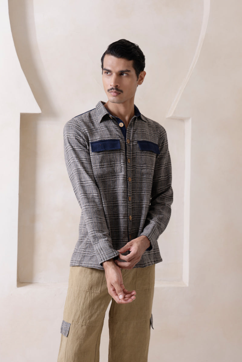 Tavian check shirt