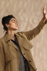Dandelion Trench Coat (Olive)