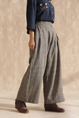 Byron pleated pants (Checks)
