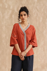 Miranda Kimono Knotted Top