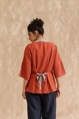 Miranda Kimono Knotted Top