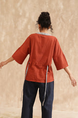 Miranda Kimono Knotted Top