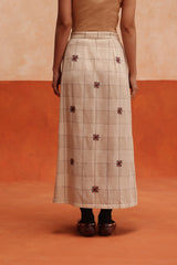 Sage Asymmetrical Skirt (Navy)