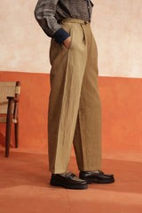 Audre buttoned trouser (Olive)