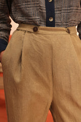 Audre buttoned trouser (Olive)