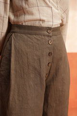 Byron Pleated Pants (Grey)