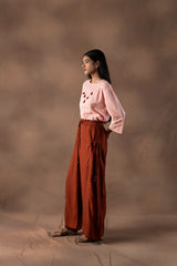 Farah ruffled palazzo pants