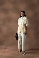 Maahru pleated shirt